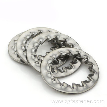 Stainless steel Serrated Lock Washers Internal Teeth